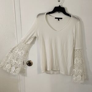 White house black market- white long sleeve